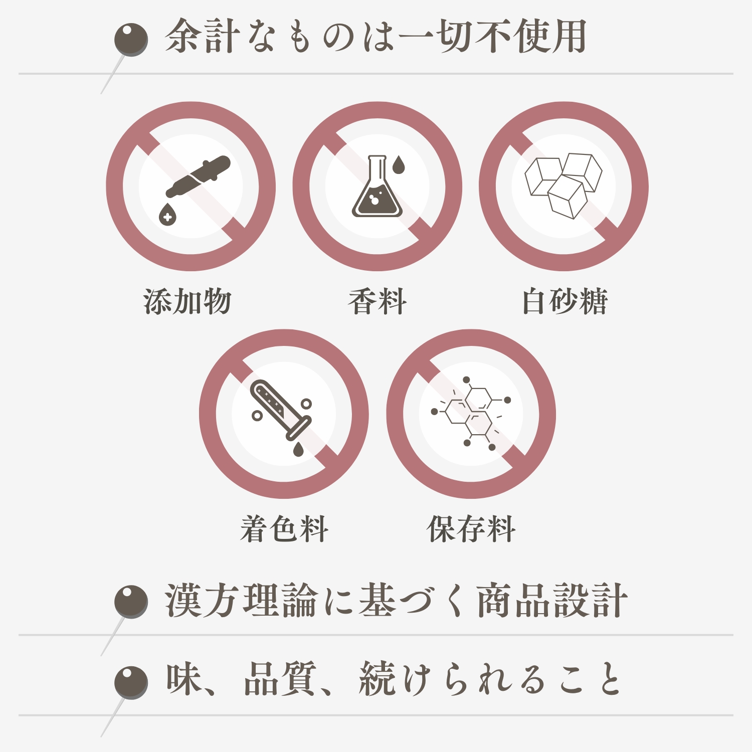 Claro こだわり