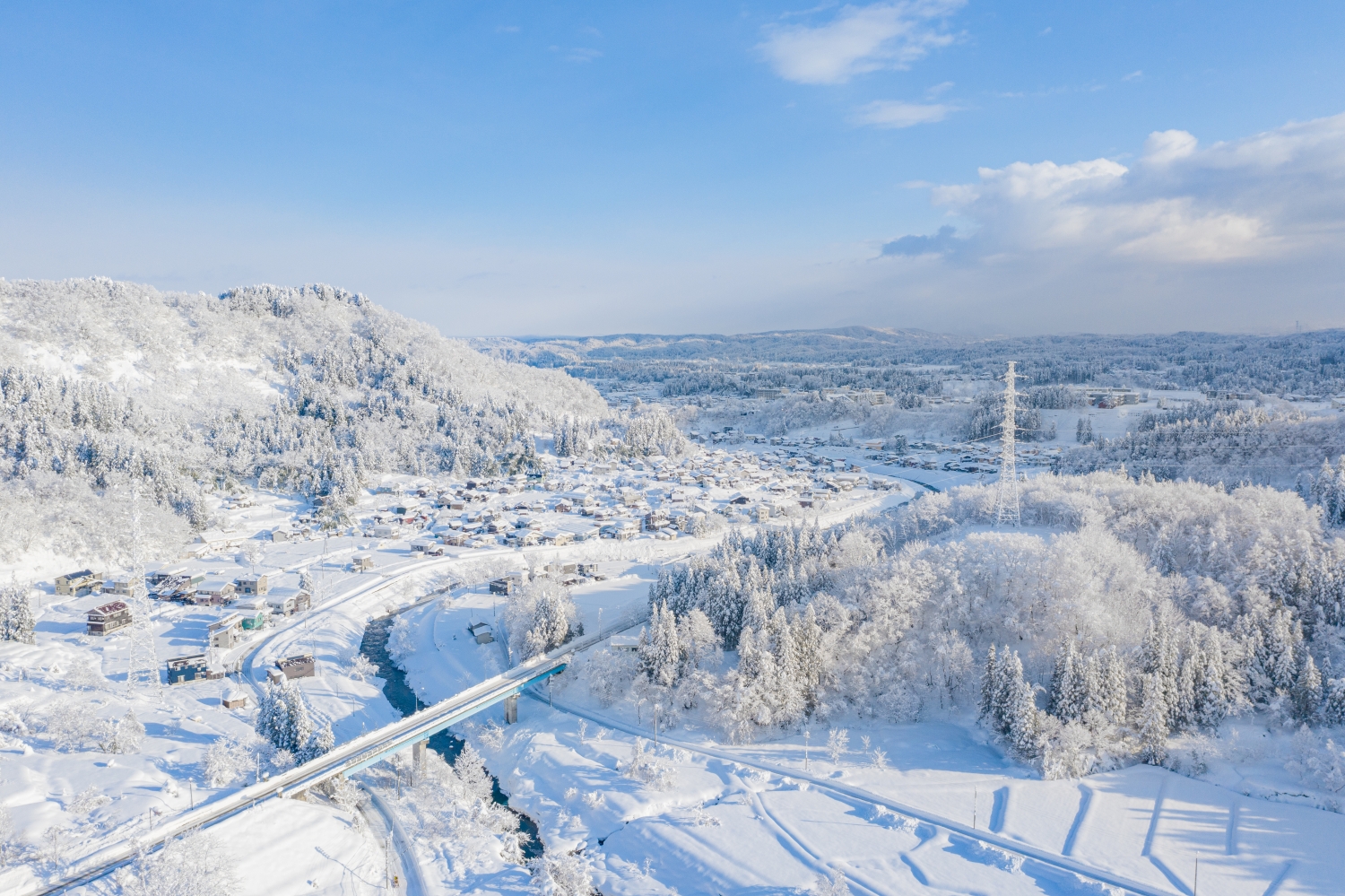 上越 雪景色